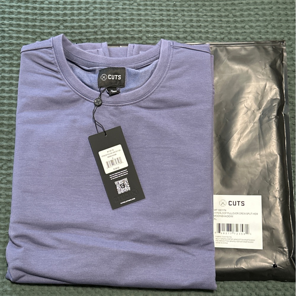 Cuts Hyperloop Pullover Crew Curvehem XL - MOONSHADOW